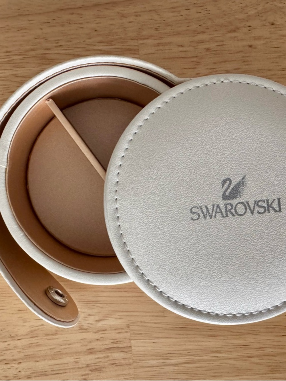 ✨ Authentic Swarovski Round Jewelry Case ✨